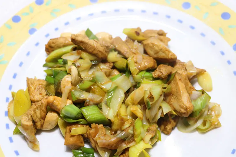 Poulet Poireaux